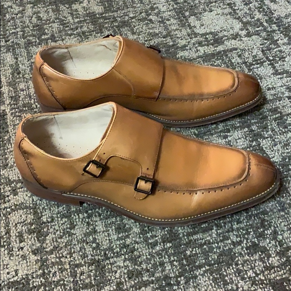 Stacy Adams men’s 11D “Baldwin” monk strap loafers
